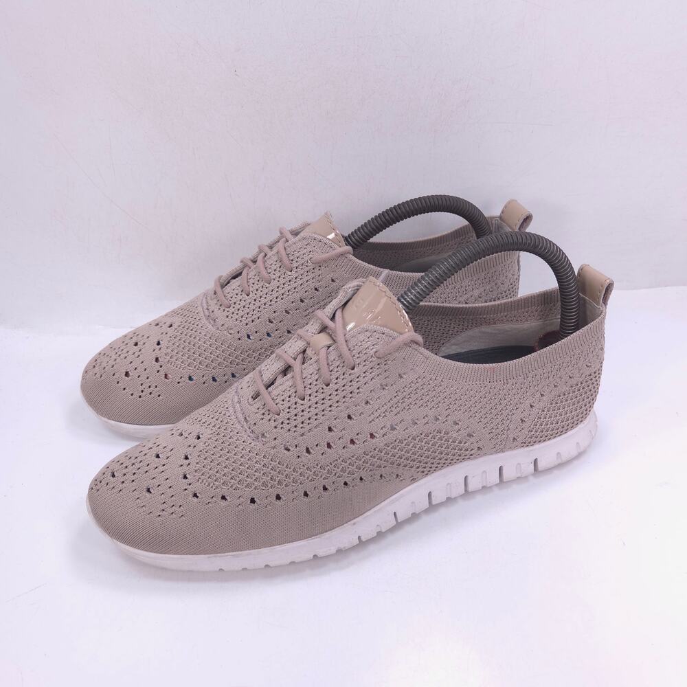 Cole Haan Zero Grand Casual Oxford Shoe Womens Size 8.5 W14283 Beige